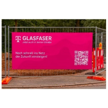 Telekom Bauzaunbanner Telekom Bauzaunbanner - Bild-Darstellung des Produktes 1