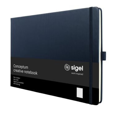 Notizbuch Conceptum ca. A4quer 132 Seiten Hardcover dotted 100g schwarz Notizbuch Conceptum ca. A4quer 132 Seiten Hardcover dotted 100g schwarz - Bild-Darstellung des Produktes 1