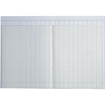 Spaltenbuch A4 mit Kopfleiste Karton 16 Spalten VE=40 Blatt Spaltenbuch A4 mit Kopfleiste Karton 16 Spalten VE=40 Blatt - Bild-Darstellung des Produktes 1