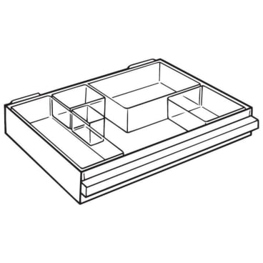 Raaco Ersatz-Schublade Typ G klar für Magazin 250-3 Raaco Ersatz-Schublade Typ G klar für Magazin 250-3 - Bild-Darstellung des Produktes 1
