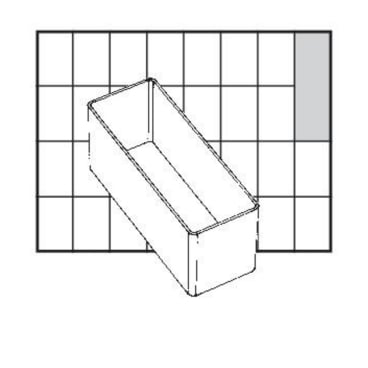 Raaco A9-2 Facheinsatz transparent H 47x B 39 x T 109 mm Raaco A9-2 Facheinsatz transparent H 47x B 39 x T 109 mm - Bild-Darstellung des Produktes 1