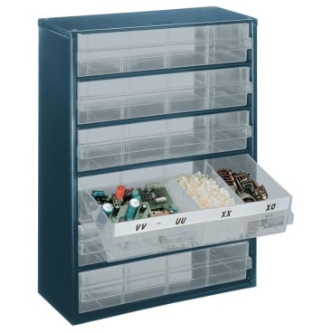 Raaco Schubladenmagazin mit 6 Laden Typ 150-03 blau Raaco Schubladenmagazin mit 6 Laden Typ 150-03 blau - Bild-Darstellung des Produktes 1