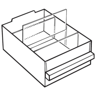Raaco Trennwand Satz a 12 Stück für Schublade Typ F Raaco Trennwand Satz a 12 Stück für Schublade Typ F - Bild-Darstellung des Produktes 1