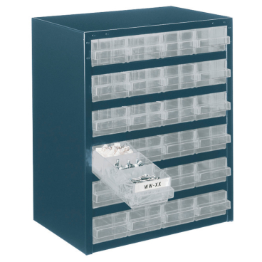 Raaco Schubladenmagazin 250/24-124 Schubladen blau Raaco Schubladenmagazin 250/24-124 Schubladen blau - Bild-Darstellung des Produktes 1