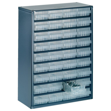 Raaco Schubladenmagazin mit 36 Laden Typ 150-01 blau Raaco Schubladenmagazin mit 36 Laden Typ 150-01 blau - Bild-Darstellung des Produktes 1
