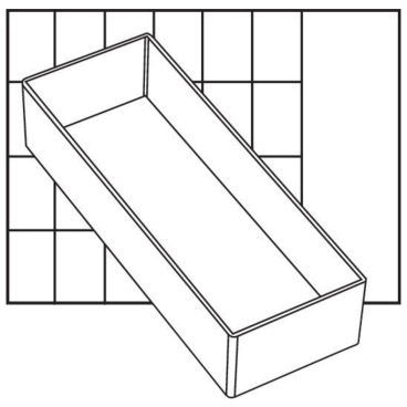 Raaco A7-2 Facheinsatz einzeln Raaco A7-2 Facheinsatz einzeln - Bild-Darstellung des Produktes 1