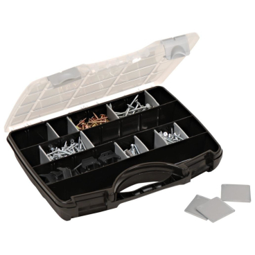 Raaco Allzweckkoffer 45 schwarz-silber 312 x 238 x 51 Raaco Allzweckkoffer 45 schwarz-silber 312 x 238 x 51 - Bild-Darstellung des Produktes 1