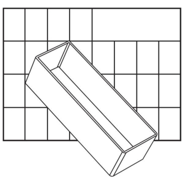 Raaco A8-2 Facheinsatz transparent H 47x B 55x T 157 mm Raaco A8-2 Facheinsatz transparent H 47x B 55x T 157 mm - Bild-Darstellung des Produktes 1