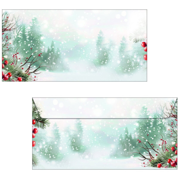 Weihnachts-Umschlag DL 90g 25 Stück Scandinavian Snow Weihnachts-Umschlag DL 90g 25 Stück Scandinavian Snow - Bild-Darstellung des Produktes 1