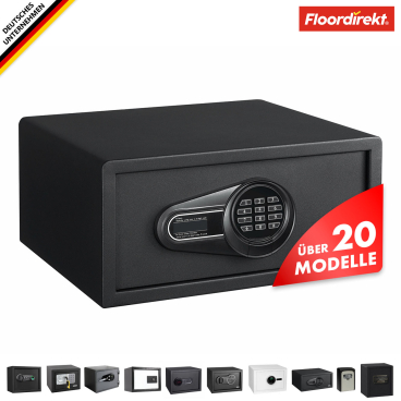 Floordirekt Tresor Sadiola - Motorisiertes Schließsystem Mit LED-Anzeige - 20 x 42 x 38 cm 20 x 42 x 38 cm - Bild-Darstellung des Produktes 1