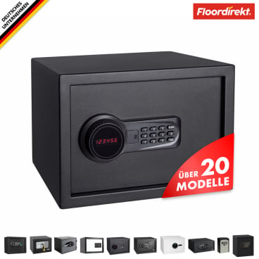 Floordirekt Tresor Ekati - Elektronisches Tastenfeld Verdeckte Scharniere - 30 x 38 x 30 cm 30 x 38 x 30 cm - Bild-Darstellung des Produktes 1