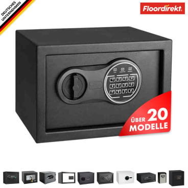Floordirekt Tresor Grasberg - Digitales Tastenfeld Wand und Bodenmontage - 20 x 31 x 20 cm 20 x 31 x 20 cm - Bild-Darstellung des Produktes 1