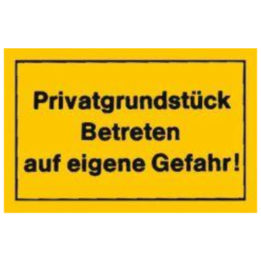 EDE Verbotsschilder Privatgrundstück betrete EDE Verbotsschilder Privatgrundstück betrete - Bild-Darstellung des Produktes 1