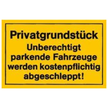 EDE Verbotsschilder Privatgrundstück EDE Verbotsschilder Privatgrundstück - Bild-Darstellung des Produktes 1