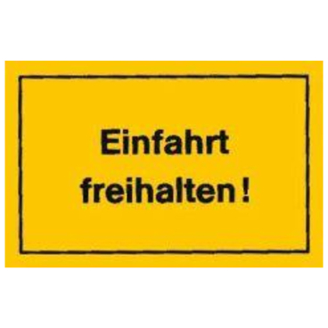 EDE Verbotsschilder Einfahrt freihalten EDE Verbotsschilder Einfahrt freihalten - Bild-Darstellung des Produktes 1