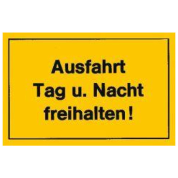 EDE Verbotsschilder Ausfahrt Tag und Nacht fre EDE Verbotsschilder Ausfahrt Tag und Nacht fre - Bild-Darstellung des Produktes 1