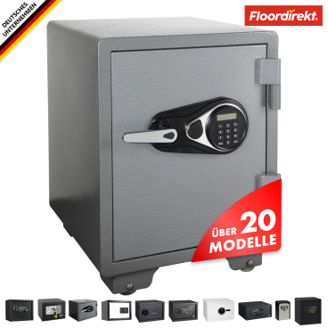 Floordirekt Tresor Cullinan - Digitaler Code LCD-Bildschirm Mit Override-Schlüssel - 53 x 46 x 47 cm 53 x 46 x 47 cm - Bild-Darstellung des Produktes 1