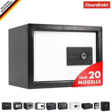 Floordirekt Tresor Diarik - Schlüsselschloss aus legiertem Stahl - 17 x 23 x 17 cm 17 x 23 x 17 cm - Bild-Darstellung des Produktes 1