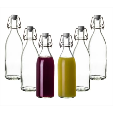 BigDean 6x Glasflaschen mit Bügelverschluss 500ml Bügelflasche - Bild-Darstellung des Produktes 1