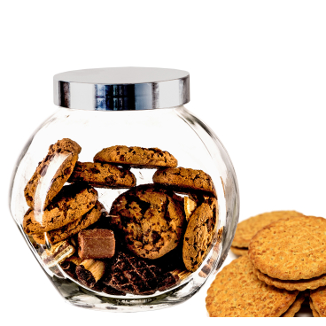 BigDean 2 Liter Bonbonglas mit Schraubdeckel - Candy-Glas groß Bonbonglas - Bild-Darstellung des Produktes 1