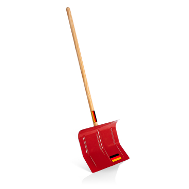 BigDean Schneeschaufel für Kinder in Rot 25,5 x 90 cm (BxH) Schneeschaufel - Bild-Darstellung des Produktes 1