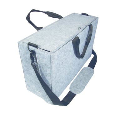 Desk Sharing Bag Workspace hellgrau 100% recyceltes PET450 x280x150mm Desk Sharing Bag Workspace hellgrau 100% recyceltes PET450 x280x150mm - Bild-Darstellung des Produktes 1