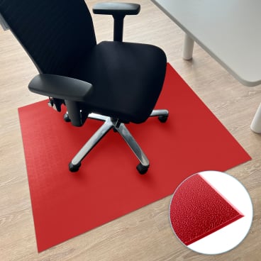 Floordirekt Bodenschutzmatte Kleopatra - PVC Rutschhemmend 45° Kantenschnitt - Rot 50 x 70 cm Rot 50 x 70 cm - Bild-Darstellung des Produktes 1
