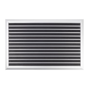 Floordirekt Alu-Türmatte Spectral - herausnehmbares Inlay Umlaufende Anlaufkante - Bürste 47 x 68 cm Bürste 47 x 68 cm - Bild-Darstellung des Produktes 1