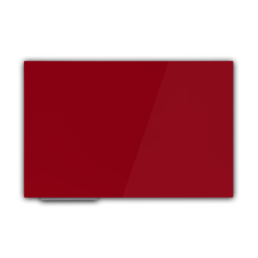 Floordirekt Glas-Whiteboard - Magnetisch Rahmenlos aus Sicherheitsglas - Rot 65 x 100 cm 65 x 100 cm - Bild-Darstellung des Produktes 1