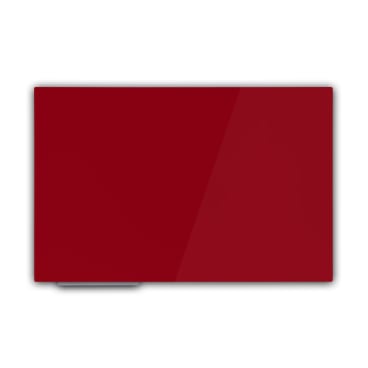 Floordirekt Glas-Whiteboard - Magnetisch Rahmenlos aus Sicherheitsglas - Rot 80 x 110 cm 80 x 110 cm - Bild-Darstellung des Produktes 1