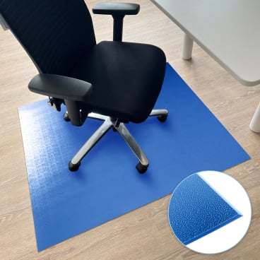 Floordirekt Bodenschutzmatte Kleopatra - PVC Rutschhemmend 45° Kantenschnitt - Blau 100 x 150 cm Blau 100 x 150 cm - Bild-Darstellung des Produktes 1