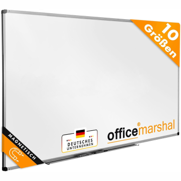 Floordirekt Whiteboard Office Marshal Profi - Speziallackiert Magnethaftend Mit Ablageschale - 100 x 200 cm 100 x 200 cm - Bild-Darstellung des Produktes 1