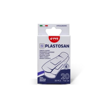 PLASTOSAN Box mit 20 Pflastern, Einheitsgröße Boîte de 20 pansements 20 × 70 mm - Bild-Darstellung des Produktes 1