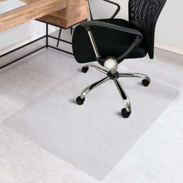 Floordirekt Bodenschutzmatte Neo - Transparent Vinyl für Hartböden - Rechteckig 114 x 200 cm Rechteckig 114 x 200 cm - Bild-Darstellung des Produktes 1