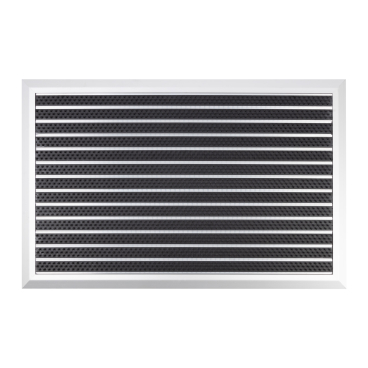 Floordirekt Alu-Türmatte Spectral - herausnehmbares Inlay Umlaufende Anlaufkante - Bürste 54 x 83 cm Bürste 54 x 83 cm - Bild-Darstellung des Produktes 1