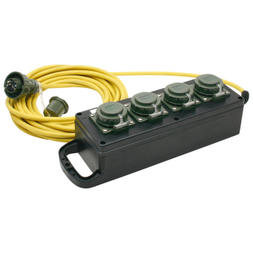Mennekes Vierfach-Steckdosenleiste 230 V, 16 A Mennekes Vierfach-Steckdosenleiste 230 V, 16 A - Bild-Darstellung des Produktes 1