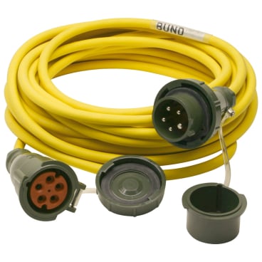 Dönges Verlängerungsleitung THW-Version 400 V, gelb, Dönges Verlängerungsleitung THW-Version 400 V, gelb, - Bild-Darstellung des Produktes 1