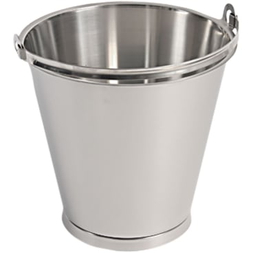 Edelstahleimer PREMIUM, mit Bodenreifen, mit Maßeinteilung, 15 Liter 1x Eimer - Bild-Darstellung des Produktes 1