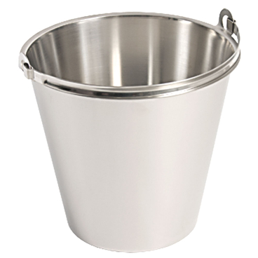 Edelstahleimer PREMIUM, ohne Bodenreifen, mit Maßeinteilung, 7 Liter 1x Eimer - Bild-Darstellung des Produktes 1