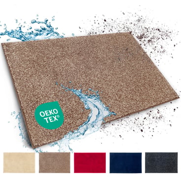 Floordirekt Schmutzfangmatte Nasa - Rutschfeste TPR-Rückseite Waschbar - Braun 137 x 210 cm Braun 137 x 210 cm - Bild-Darstellung des Produktes 1