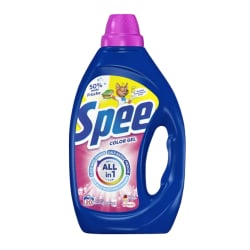 Henkel AG & Co. KGaA Spee All-in-One Gel Colorwaschmittel, 20 WL, Kraftvolles Waschmittel für bunte Wäsche, 1 Flasche = 900 ml