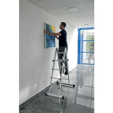 Günzburger Teleskopleiter 4 x 3 Sprossen - Bild-Darstellung des Produktes 1