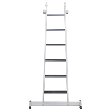 Günzburger Stufen-Glasreinigerleiter 6-stufiges Unterteil, mit clip-step R13 und Traverse - Bild-Darstellung des Produktes 1