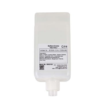 CBS Seifen-Creme 500 ml - Flasche, Neutral - Bild-Darstellung des Produktes 1