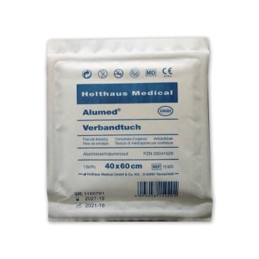 Holthaus Medical Alumed® Verbandtuch, steril 1 Stück, Maße: 40 x 60 cm (klein) - Bild-Darstellung des Produktes 1