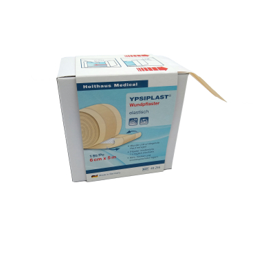 Holthaus Medical YPSIPLAST® Wundpflaster, elastisch 1 Packung = 1 Rolle, Maße: 8 cm x 5 m - Bild-Darstellung des Produktes 1