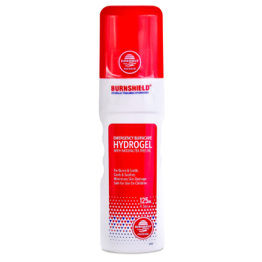 125 ml Brandschutzgel-Spray ohne Gas Burnshield ist ein Medizinprodukt gegen Verbrennungen mit direkter Kühlwirkung - Bild-Darstellung des Produktes 1