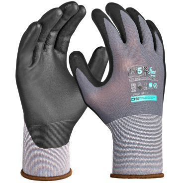 HI5 X Green Montagehandschuhe, schwarz/grau 1 Paar, Größe 7 - Bild-Darstellung des Produktes 1