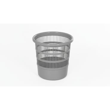 Bekaform Papierkorb durchbrochen, Ø 30 cm Farbe: rauchgrau - Bild-Darstellung des Produktes 1