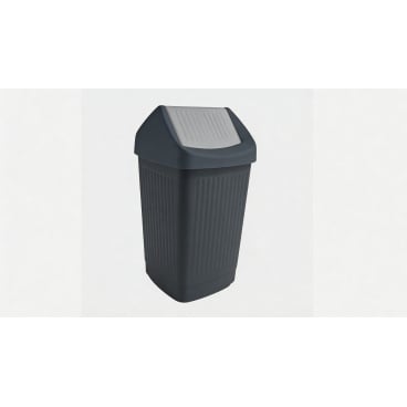 Bekaform Schwingdeckeleimer, 50 Liter Farbe: anthrazit - Bild-Darstellung des Produktes 1